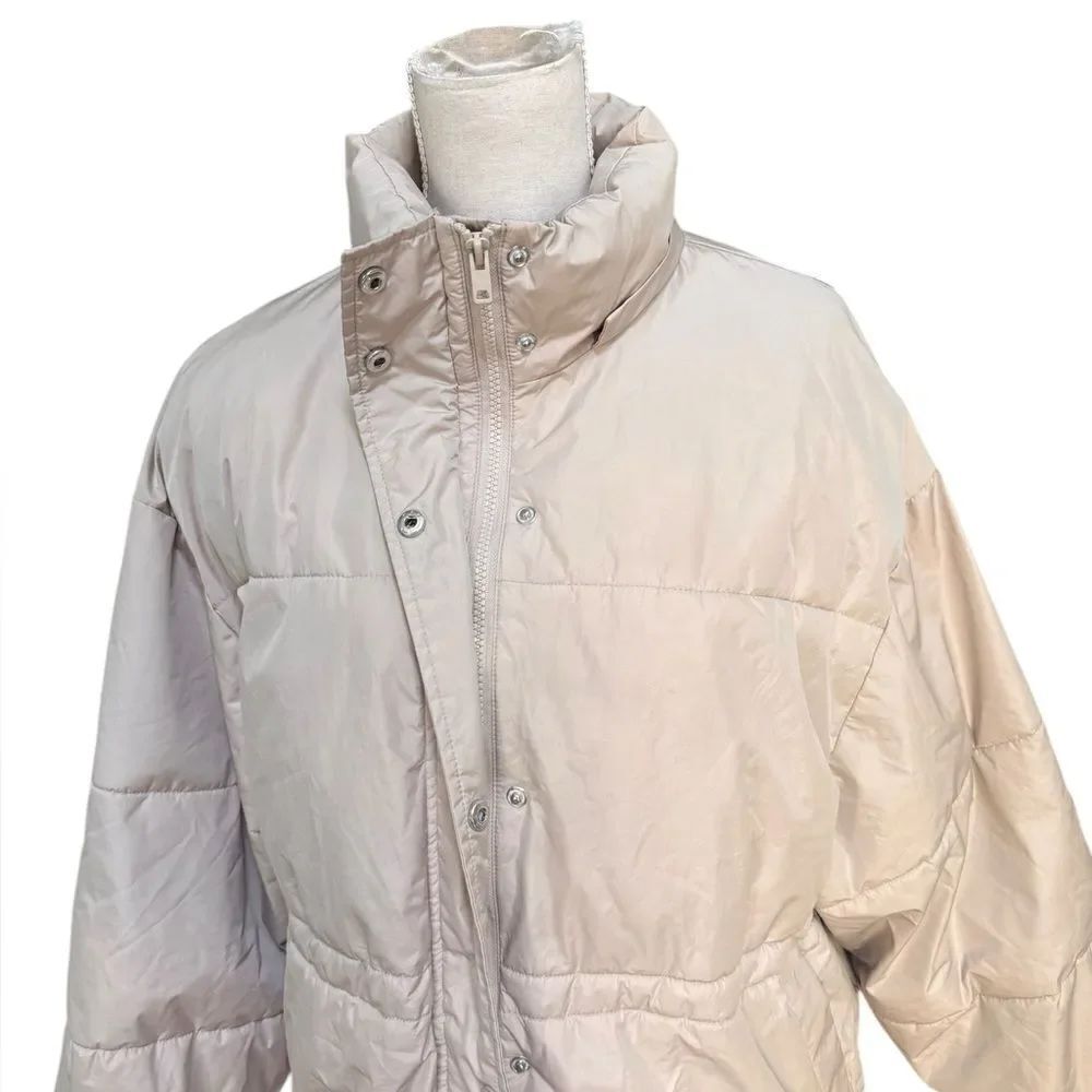 NA-KD Waist Drawstring Padded Jacket Large - Picture 5 of 10